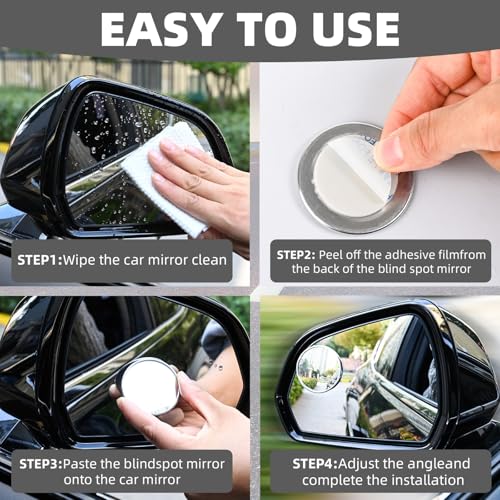 Blind spot mirror installed on car side mirror