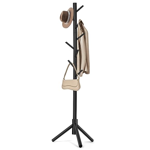 WANGMUXIA freestanding coat rack in black