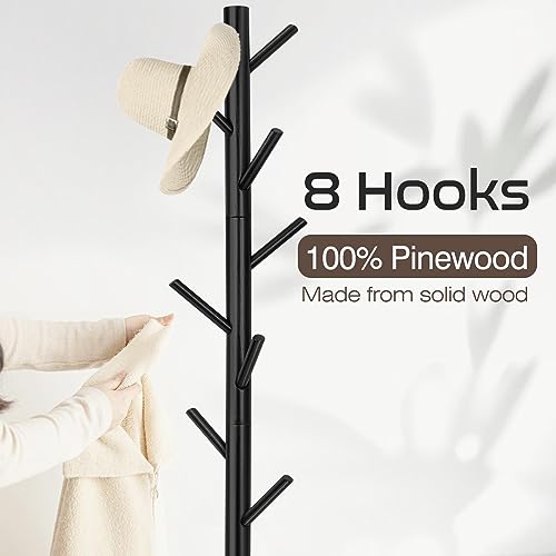 Close up of WANGMUXIA coat rack hooks