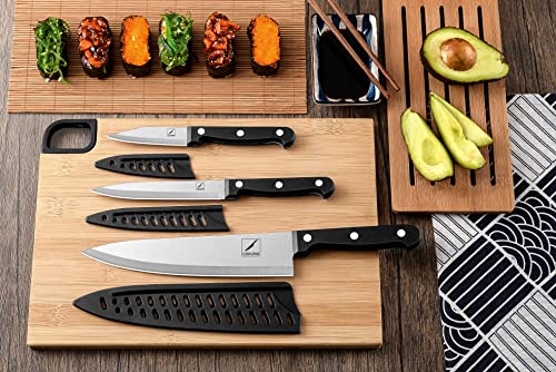 COKUMA knife set with matching sheaths