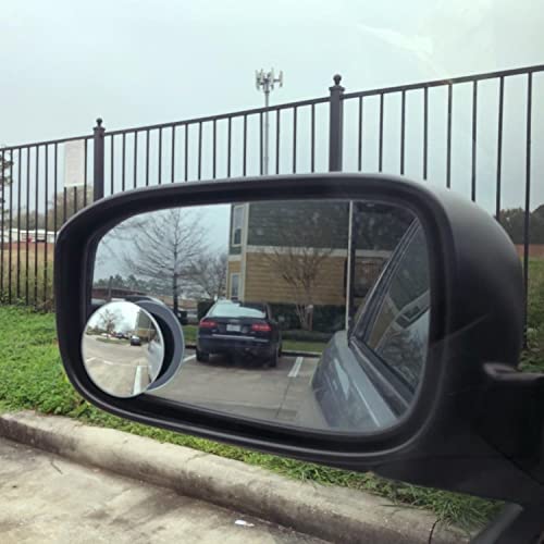Ampper blind spot mirror back view with adhesive