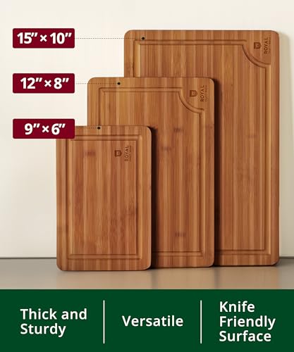 Large bamboo board for carving meat