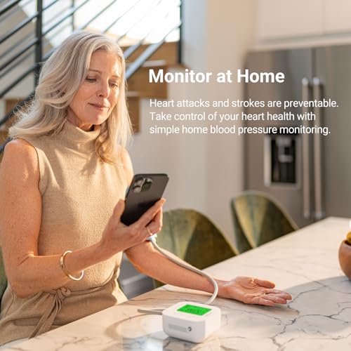 Close up of iHealth wide-range arm cuff