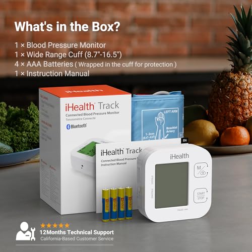 iHealth blood pressure device inside packaging