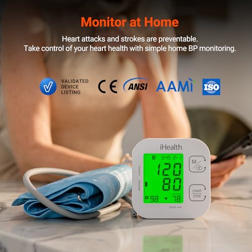 iHealth monitor with smartphone app interface