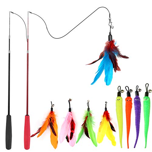 MeoHui retractable cat wand pole