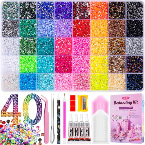 YKHSIY Bedazzling Kit with 40000 rhinestones