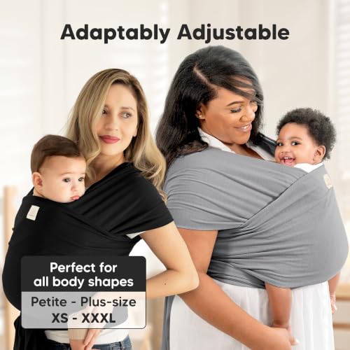 Detailed fabric texture of Stone Gray baby carrier