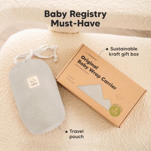 KeaBabies newborn carrier in Stone Gray