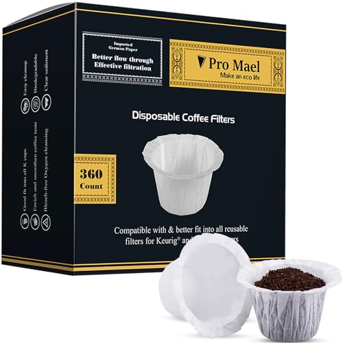 Pro Mael 360 disposable K Cup paper filters stack