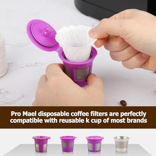 Pro Mael filters inside a reusable coffee pod