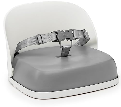 OXO Tot Perch Toddler Booster Seat Gray front view