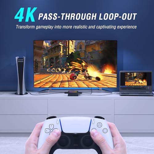 Black AmpliGame V3 capture card angled shot