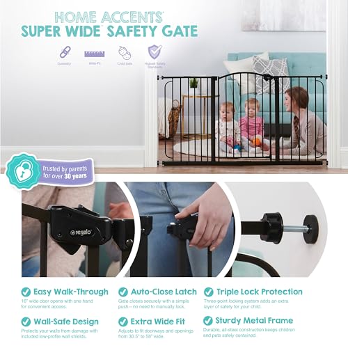Pressure mount wall cups for Regalo gate
