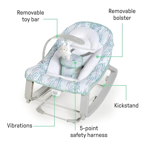 Ingenuity rocker with infant bolster support