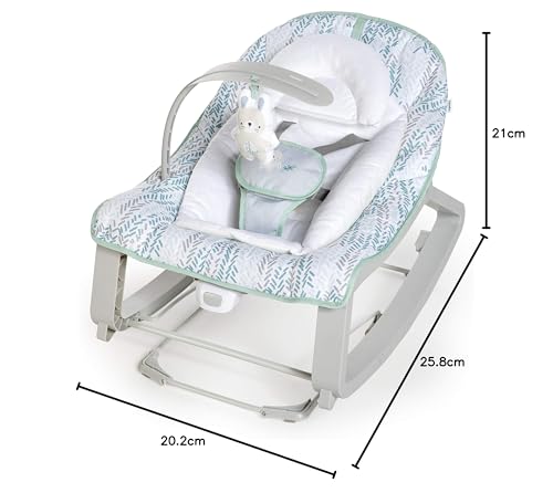 Full dimensions view of Ingenuity toddler rocker