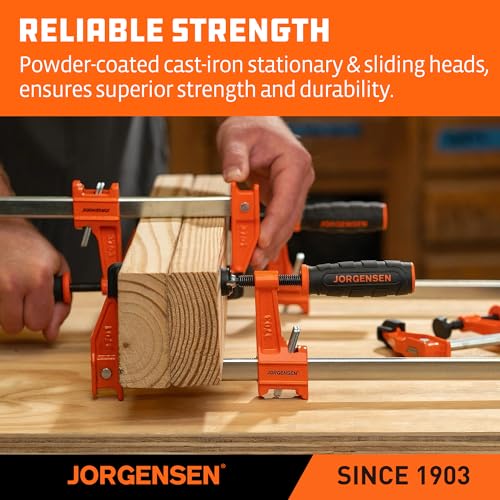 Jorgensen 12-inch bar clamp side profile