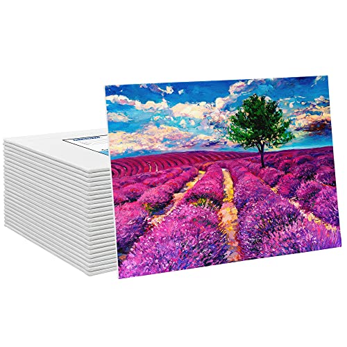 White blank painting panels