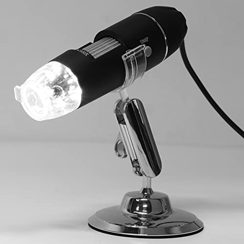 Digital microscope with adjustable metal stand