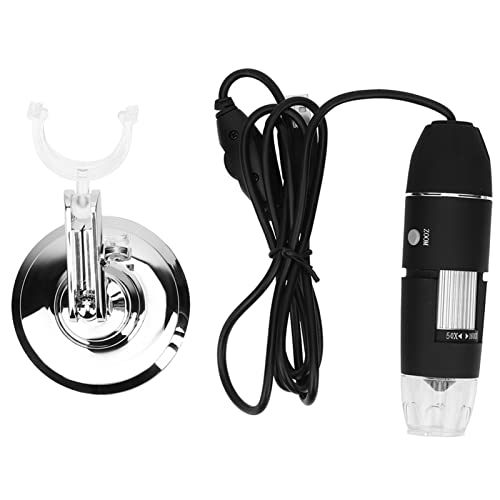 Microscope with 8 LED lights