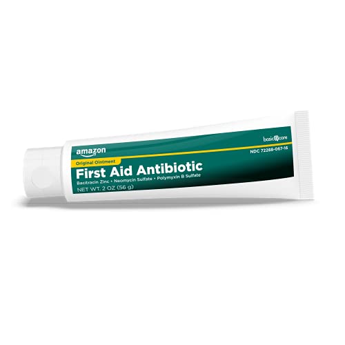 Basic Care First Aid ointment tube in a first aid kit