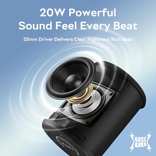 DUDGSIS X2 Black wireless speaker side profile