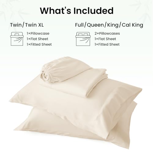 Folded sheet set in beige color