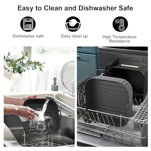 Dishwasher safe silicone fryer insert