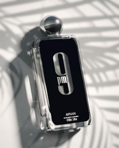 Afnan 9 PM perfume bottle angle