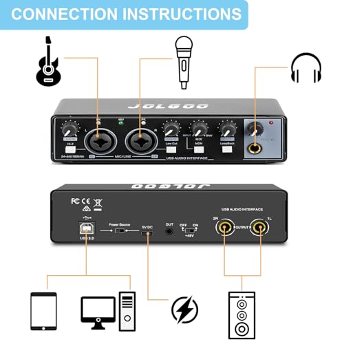 JOLGOO recording card input controls