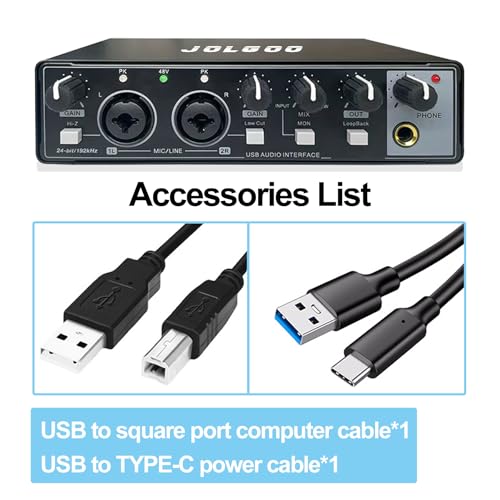 JOLGOO audio interface metal chassis
