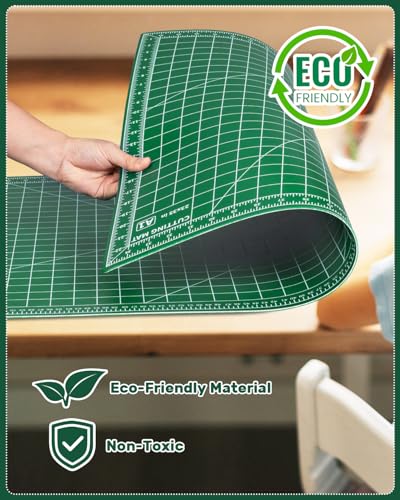 Rotary cutter used on Tujurich craft mat
