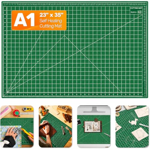 Back view of Tujurich double-sided cutting mat