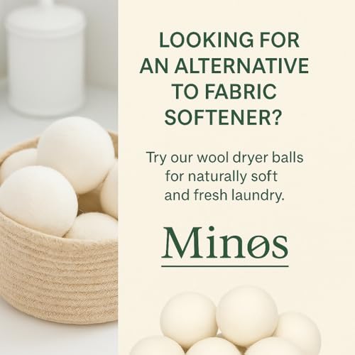 Natural wool laundry softening balls