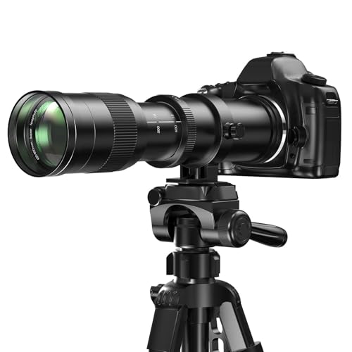 Lightdow 420-800mm telephoto lens side view