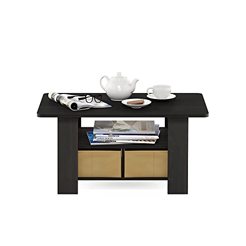 Furinno ANDREY table with rounded corner detail