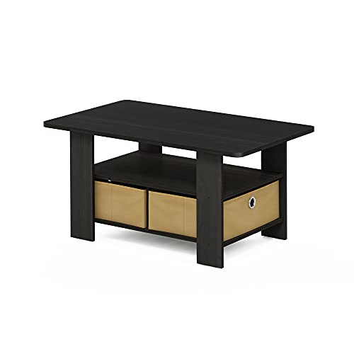 Espresso finish texture on Furinno coffee table