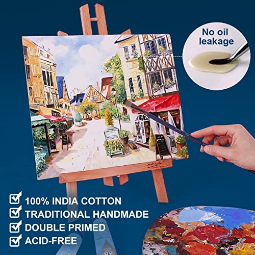 Artkey canvas boards on a tabletop easel