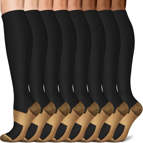 Sooverki copper compression socks 8 pack