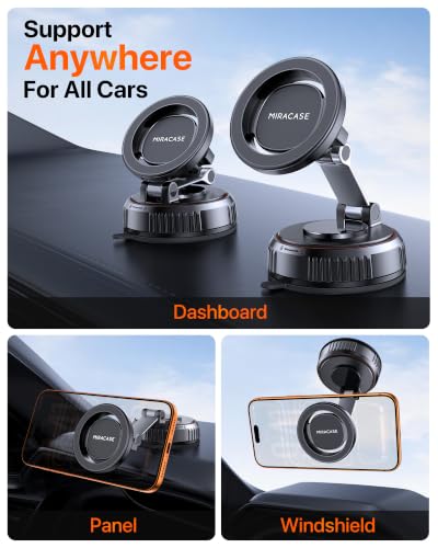 Folded Miracase mount for compact storage