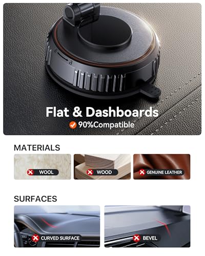 Magnetic mount showing zinc alloy arm adjustability