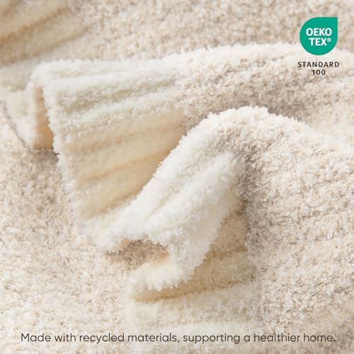 Close up of microfiber knit pattern