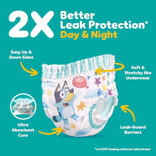 Pampers Easy Ups Bluey character design