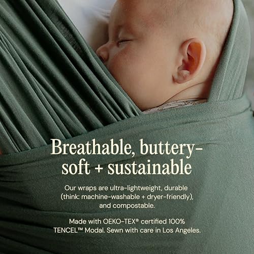 Back view of Solly Baby wrap tie