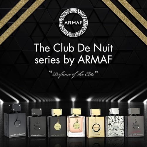 Close up of Armaf Club de Nuit Intense branding