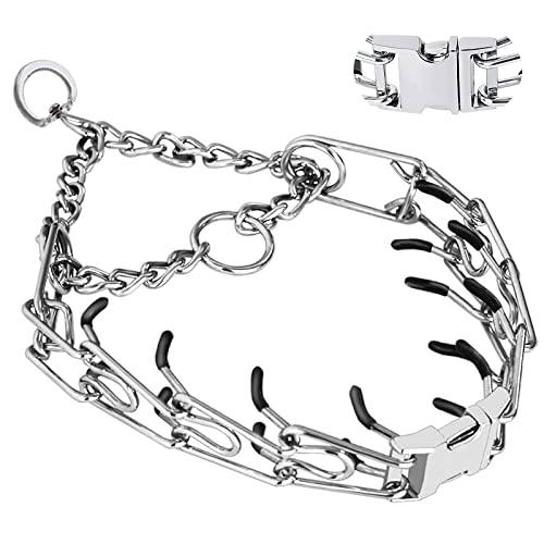 Safiman Prong Collar silver M/L side view
