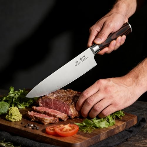 Close up of imarku Japanese stainless steel blade