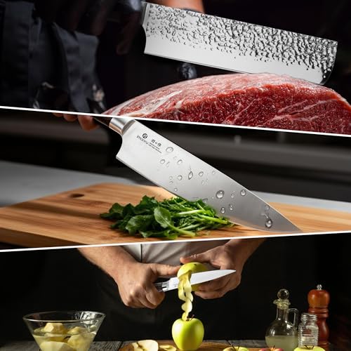 Side profile of imarku kitchen knives