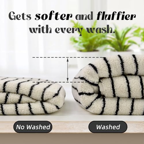 Bathroom styling with Jacquotha stripe set