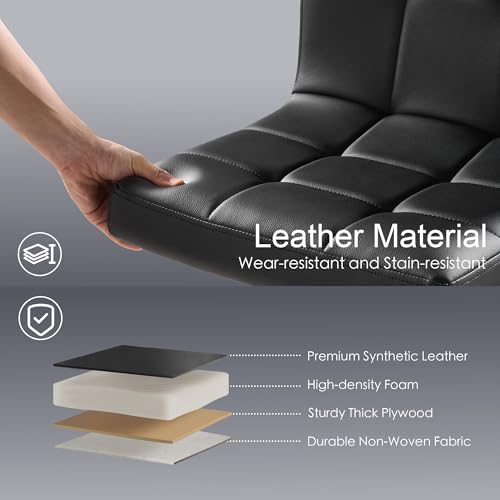 Ergonomic backrest of Nestvatto bar stool